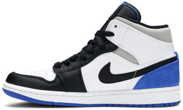 Jordan 1 Mid SE Royal Black Toe 852542-102 - Nicesk photo 2