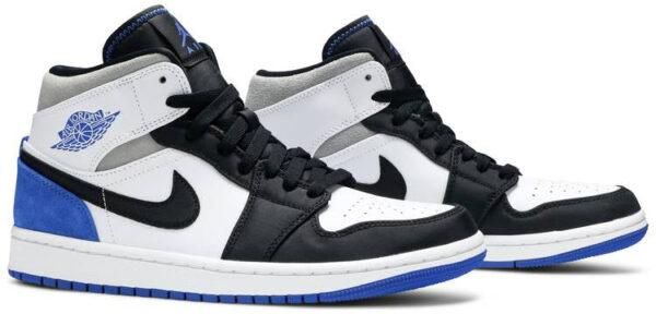 Jordan 1 Mid SE Royal Black Toe 852542-102 - Nicesk photo 3