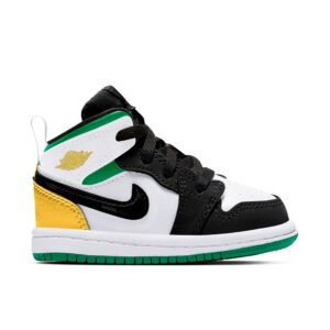 Jordan 1 Mid SE White Laser Orange Lucky Green (TD) BQ6933-101 - Nicesk photo 1