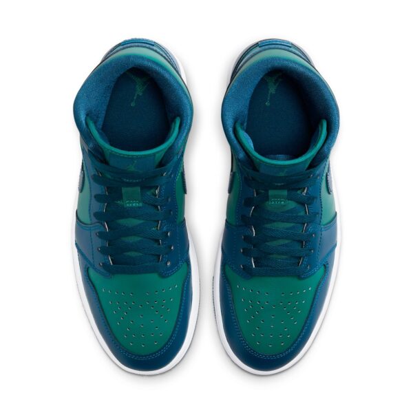 Jordan 1 Mid Teal French Blue (Women's) BQ6472-301 - Nicesk photo 5