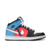 Jordan 1 Mid Tri Color Ribbons (GS) CV4891-001 - Nicesk photo 1