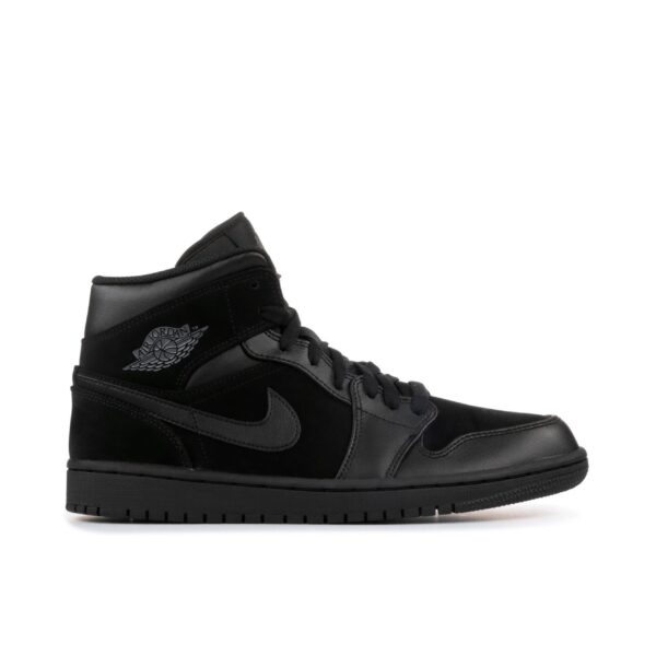 Jordan 1 Mid Triple Black (2018) 554724-050 - Nicesk photo 1