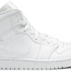 Jordan 1 Mid Triple White 2.0 (2020) 554724-130 - Nicesk photo 1