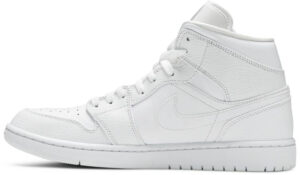 Jordan 1 Mid Triple White 2.0 (2020) 554724-130 - Nicesk photo 2