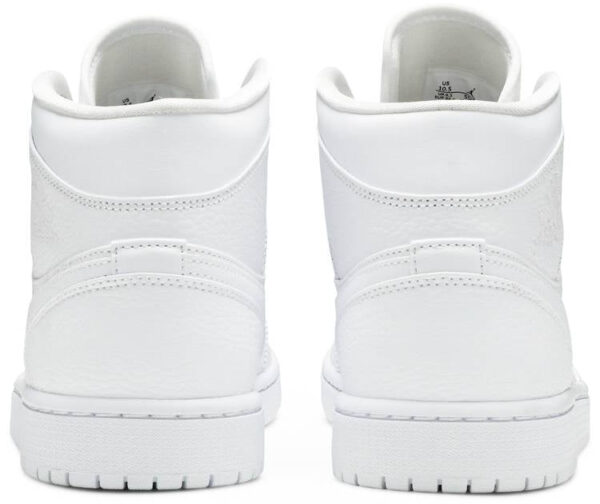 Jordan 1 Mid Triple White 2.0 (2020) 554724-130 - Nicesk photo 4