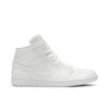 Jordan 1 Mid Triple White (2019) 554724-129 - Nicesk photo 1