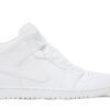 Jordan 1 Mid Triple White 554724-136 - Nicesk photo 1