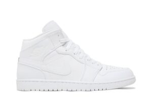 Jordan 1 Mid Triple White 554724-136 - Nicesk photo 1