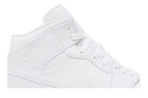 Jordan 1 Mid Triple White 554724-136 - Nicesk photo 2