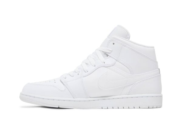 Jordan 1 Mid Triple White 554724-136 - Nicesk photo 3