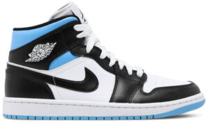 Jordan 1 Mid University Blue (Women's) BQ6472-102 - Nicesk photo 1
