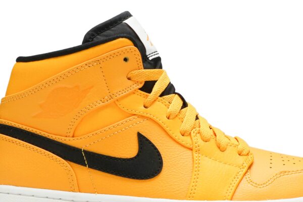 Jordan 1 Mid University Gold Black 554724-700 - Nicesk photo 2