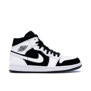 Jordan 1 Mid White Black 554724-113 - Nicesk photo 1