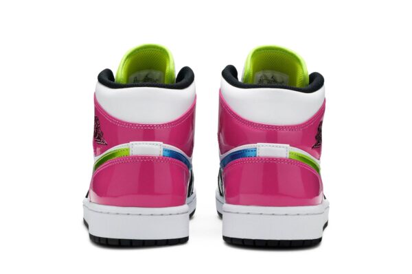 Jordan 1 Mid White Black Cyber Pink CZ9834-100 - Nicesk photo 6