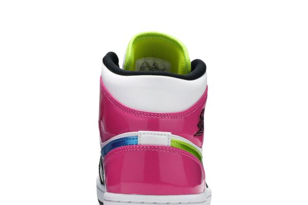 Jordan 1 Mid White Black Cyber Pink CZ9834-100 - Nicesk photo 7