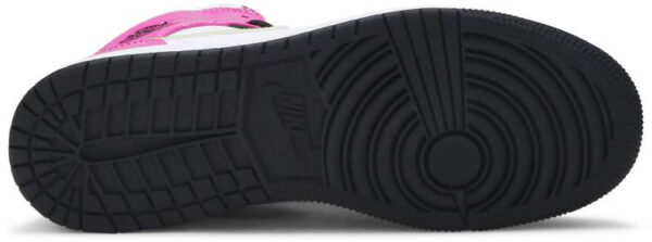 Jordan 1 Mid White Black Cyber Pink (GS) CZ9835-100 - Nicesk photo 5