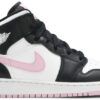 Jordan 1 Mid White Black Light Arctic Pink (GS) 555112-103 - Nicesk photo 1