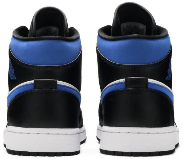 Jordan 1 Mid White Black Racer Blue 554724-140 - Nicesk photo 4