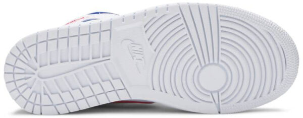 Jordan 1 Mid White Red Royal (Women's) BQ6472-164 - Nicesk photo 5