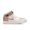 Jordan 1 Mid White Rose Gold (GS) 555112-190 - Nicesk photo 1