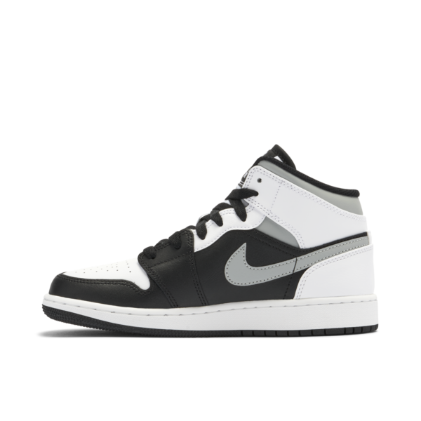 Jordan 1 Mid White Shadow (GS) 554725-073 - Nicesk photo 2