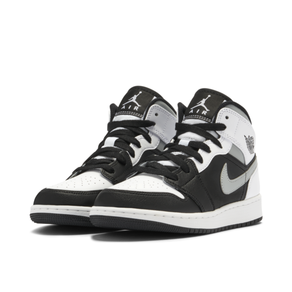 Jordan 1 Mid White Shadow (GS) 554725-073 - Nicesk photo 4