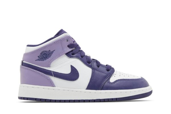 Jordan 1 Mid White Sky J Purple (GS) DQ8423-515 - Nicesk photo 1