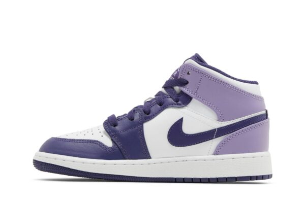 Jordan 1 Mid White Sky J Purple (GS) DQ8423-515 - Nicesk photo 3