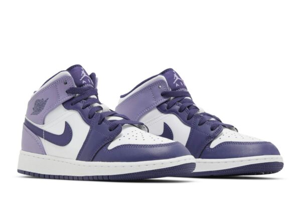 Jordan 1 Mid White Sky J Purple (GS) DQ8423-515 - Nicesk photo 8