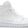 Jordan 1 Mid White Snakeskin (Women's) BQ6472-110 - Nicesk photo 1