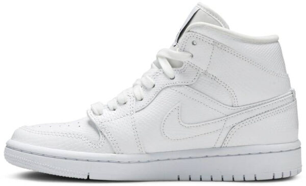 Jordan 1 Mid White Snakeskin (Women's) BQ6472-110 - Nicesk photo 2