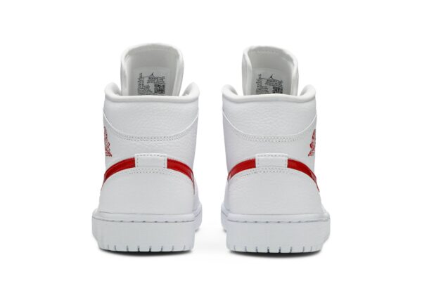Jordan 1 Mid White University Red (Women's) BQ6472-106 - Nicesk photo 6