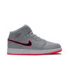 Jordan 1 Mid Wolf Grey Racer Pink Black (GS) 555112-060 - Nicesk photo 1