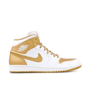 Jordan 1 Phat White Metallic Gold 364770-130 - Nicesk photo 1