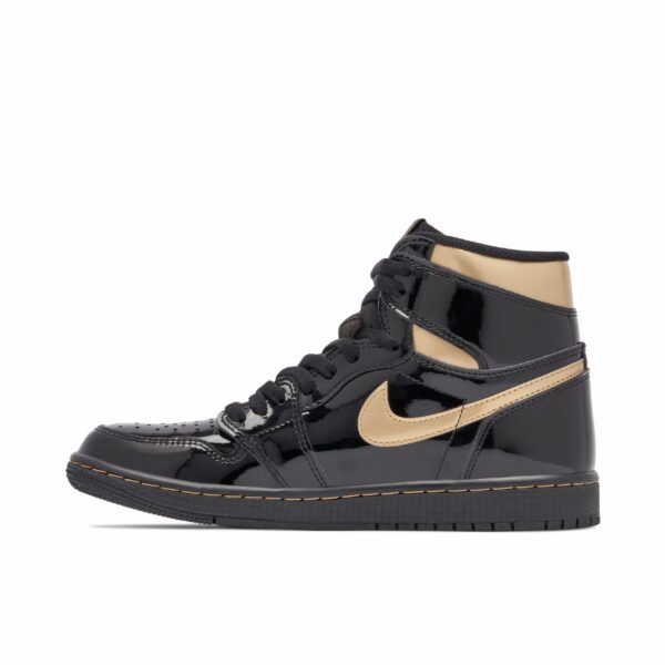 Jordan 1 Retro High Black Metallic Gold (2020) 555088-032 - Nicesk photo 2