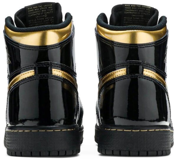 Jordan 1 Retro High Black Metallic Gold (2020) (GS) 575441-032 - Nicesk photo 4