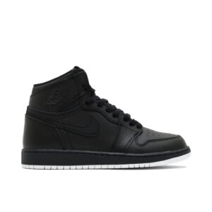 Jordan 1 Retro High Black Perforated (GS) 575441-002 - Nicesk photo 1