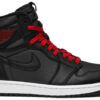 Jordan 1 Retro High Black Satin Gym Red 555088-060 - Nicesk photo 1
