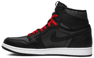 Jordan 1 Retro High Black Satin Gym Red 555088-060 - Nicesk photo 2