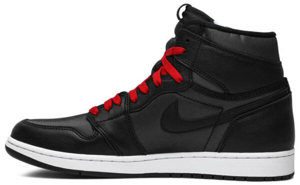 Jordan 1 Retro High Black Satin Gym Red 555088-060 - Nicesk photo 2