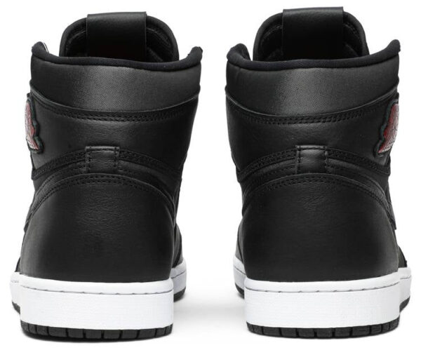 Jordan 1 Retro High Black Satin Gym Red 555088-060 - Nicesk photo 4