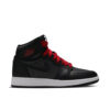 Jordan 1 Retro High Black Satin Gym Red Black (GS) 575441-060 - Nicesk photo 1