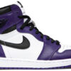 Jordan 1 Retro High Court Purple White 555088-500 - Nicesk photo 1