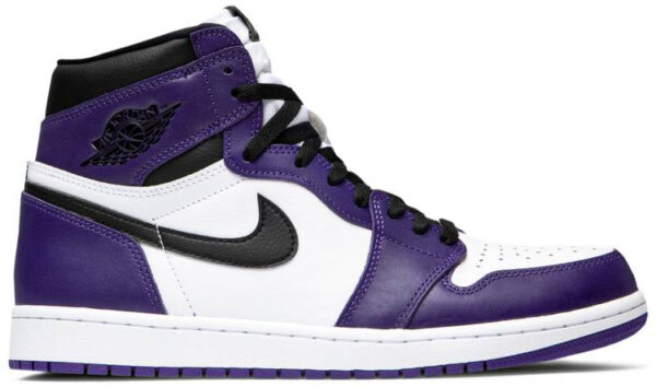 Jordan 1 Retro High Court Purple White 555088-500 - Nicesk photo 1