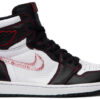 Jordan 1 Retro High Defiant White Black Gym Red CD6579-071 - Nicesk photo 1
