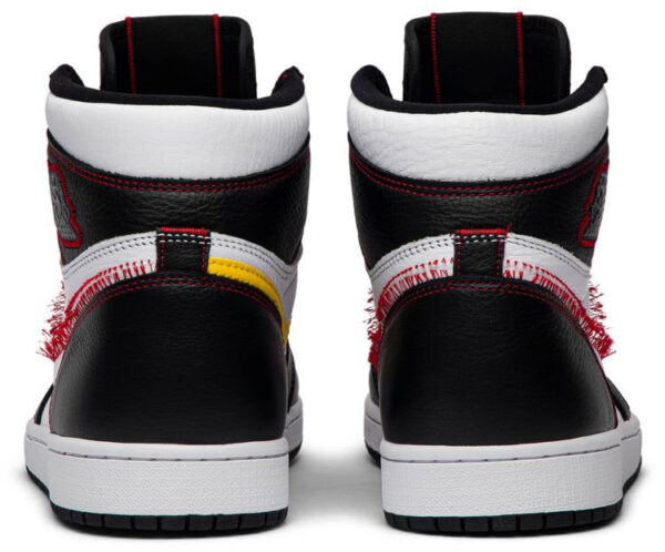Jordan 1 Retro High Defiant White Black Gym Red CD6579-071 - Nicesk photo 4