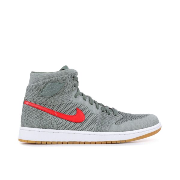 Jordan 1 Retro High Flyknit Clay Green 919704-333 - Nicesk photo 1