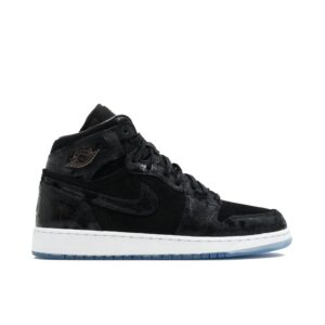 Jordan 1 Retro High Heiress Black Suede (GS) 832596-001 - Nicesk photo 1