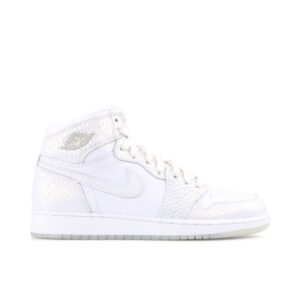 Jordan 1 Retro High Heiress Pure Platinum (GS) 832596-100 - Nicesk photo 1