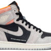 Jordan 1 Retro High Neutral Grey Hyper Crimson 555088-018 - Nicesk photo 1